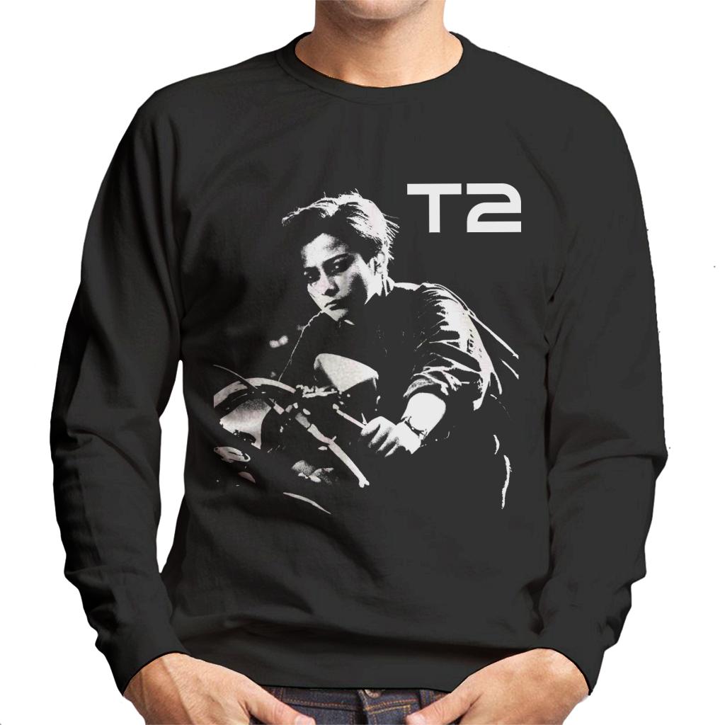 Terminator 2 Judgement Day John Connor Bike Men's Sweatshirt-ALL + EVERY