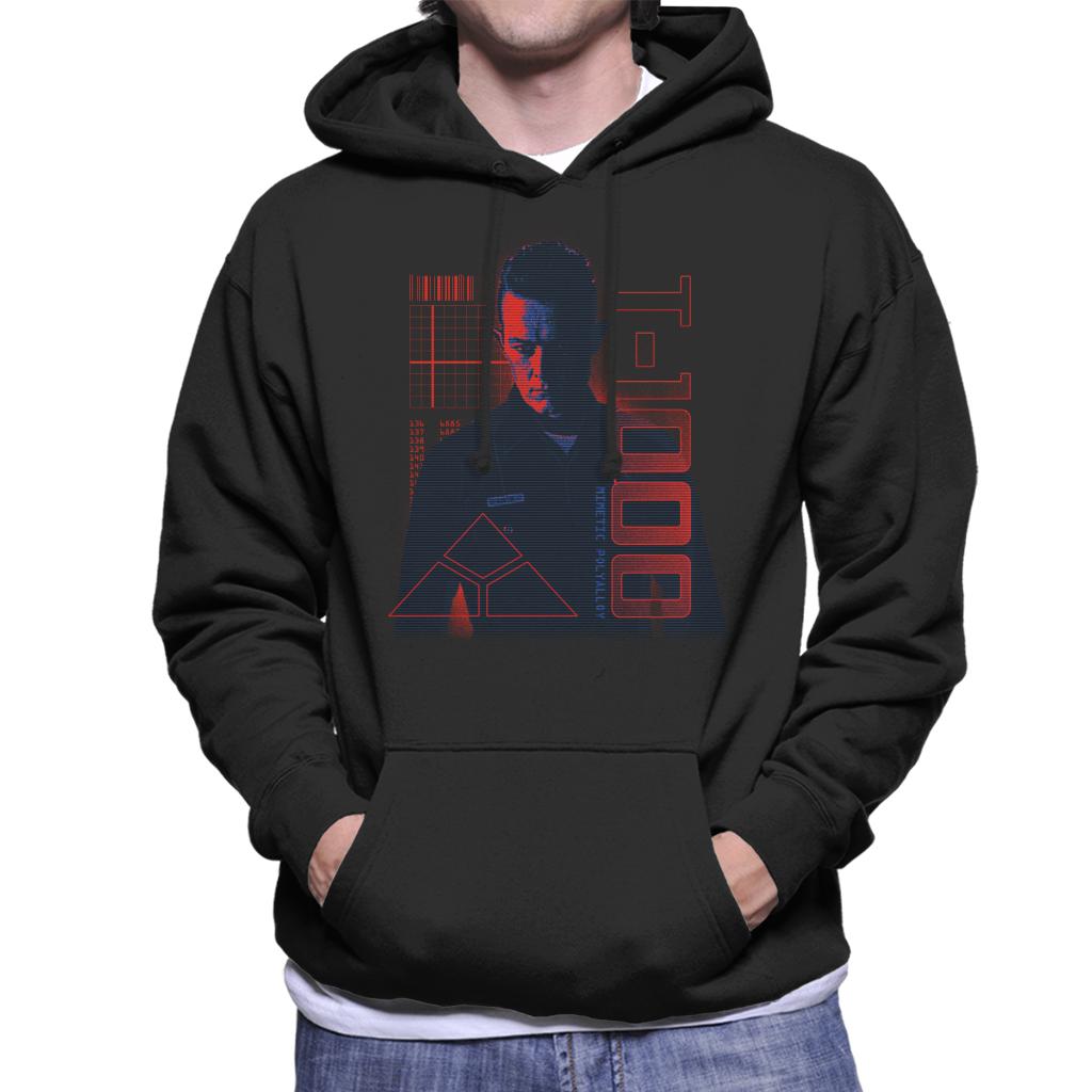 Terminator 2 Judgement Day T 1000 Men's Hooded Sweatshirt-ALL + EVERY