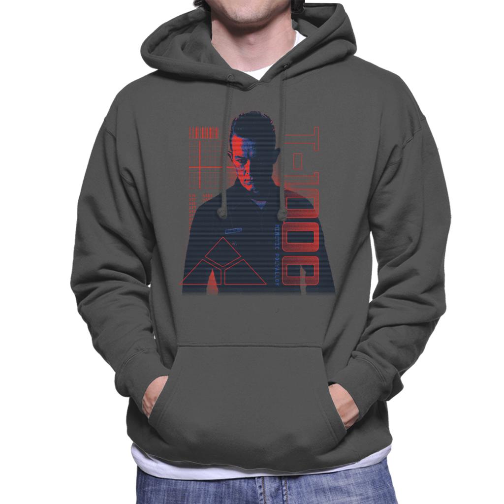 Terminator 2 Judgement Day T 1000 Men's Hooded Sweatshirt-ALL + EVERY