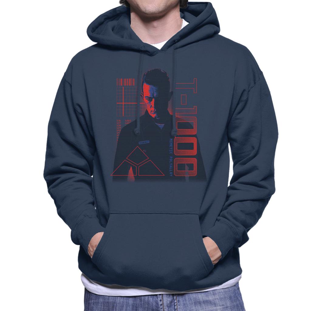 Terminator 2 Judgement Day T 1000 Men's Hooded Sweatshirt-ALL + EVERY