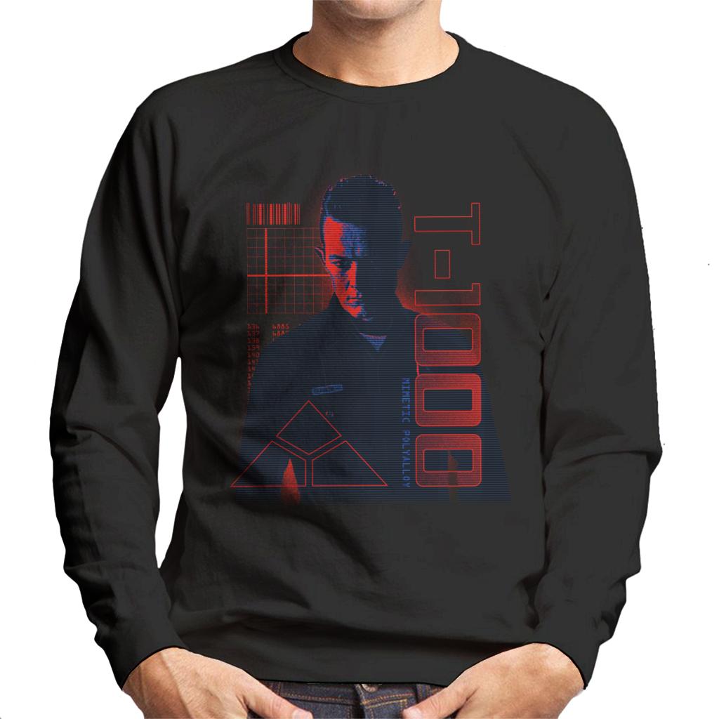 Terminator 2 Judgement Day T 1000 Men's Sweatshirt-ALL + EVERY