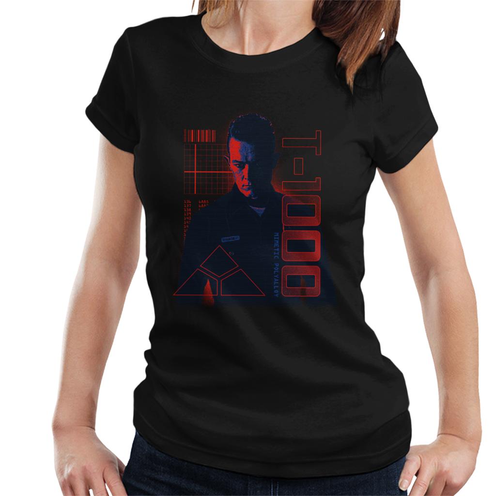 Terminator 2 Judgement Day T 1000 Women's T-Shirt-ALL + EVERY