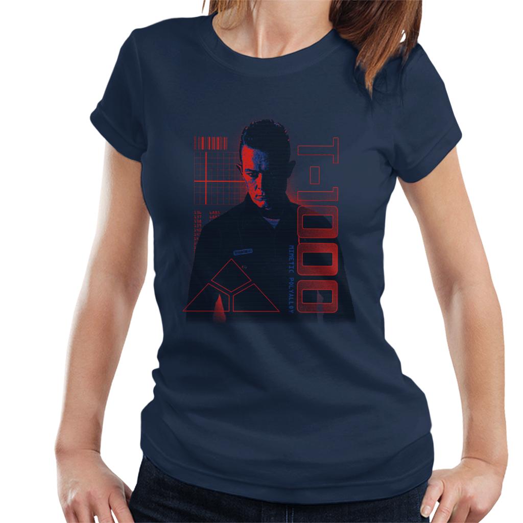 Terminator 2 Judgement Day T 1000 Women's T-Shirt-ALL + EVERY