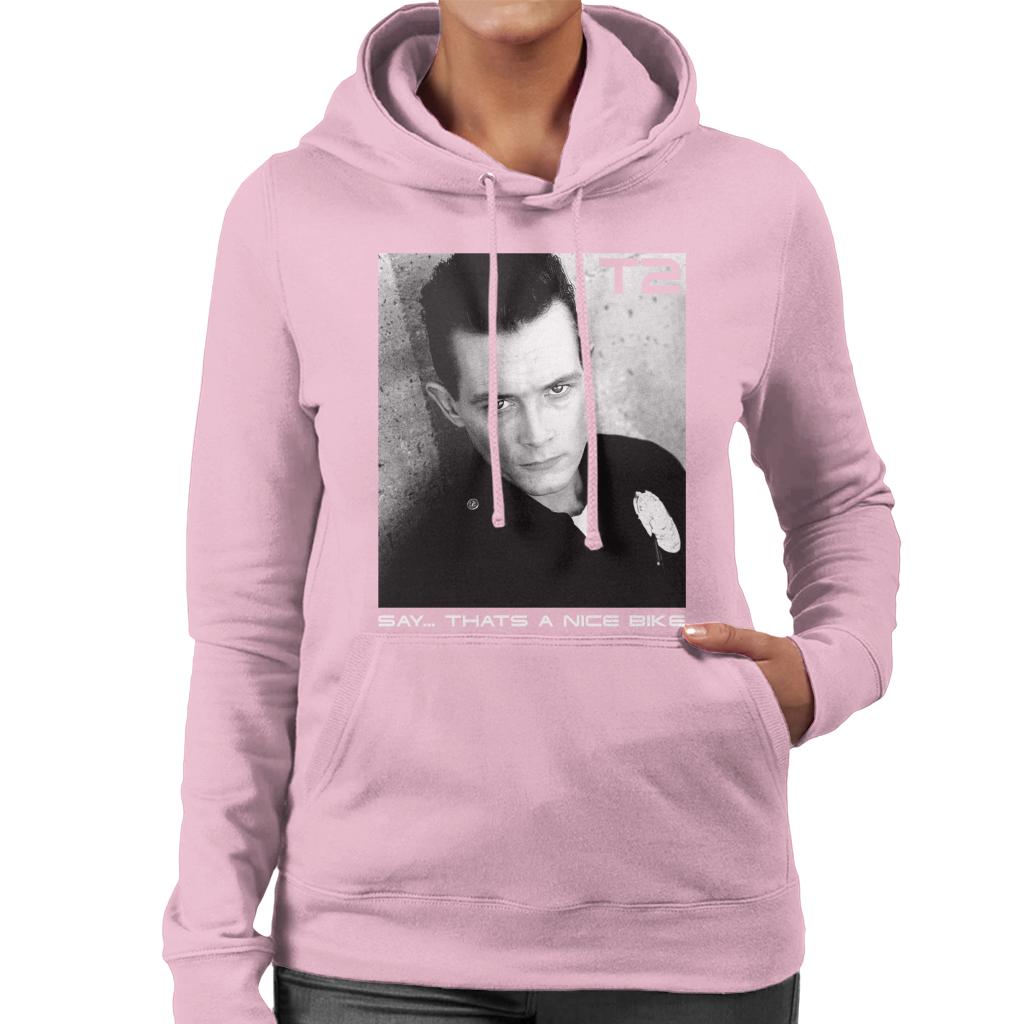 Terminator 2 Judgement Day T 1000 Say That’s A Nice Bike Women's Hooded Sweatshirt-ALL + EVERY