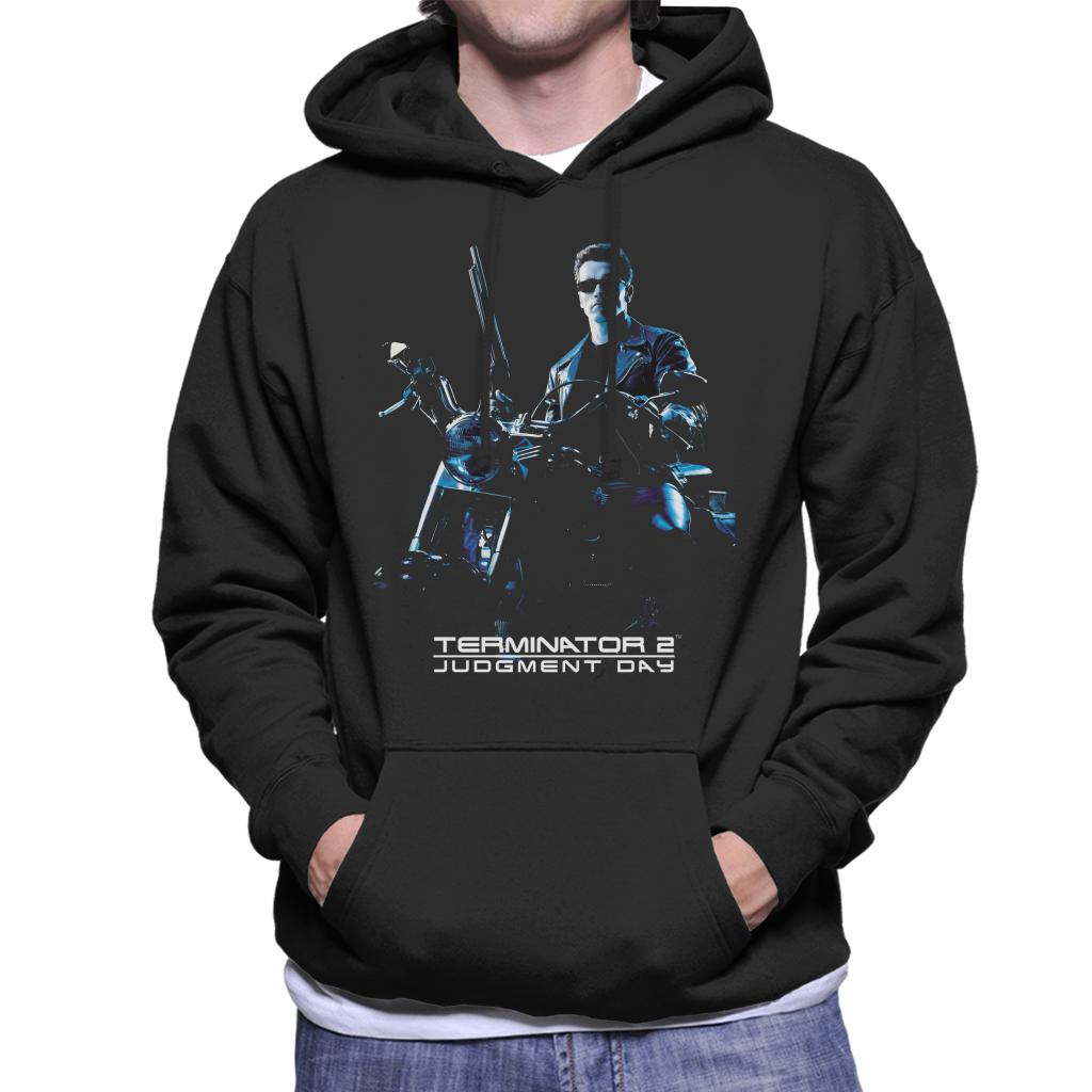 Terminator 2 Judgement Day Theatrical Poster Men's Hooded Sweatshirt-ALL + EVERY