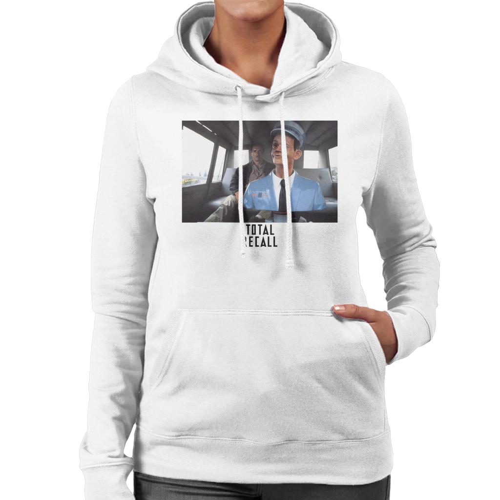 Total Recall Johnny Cab Women's Hooded Sweatshirt-ALL + EVERY