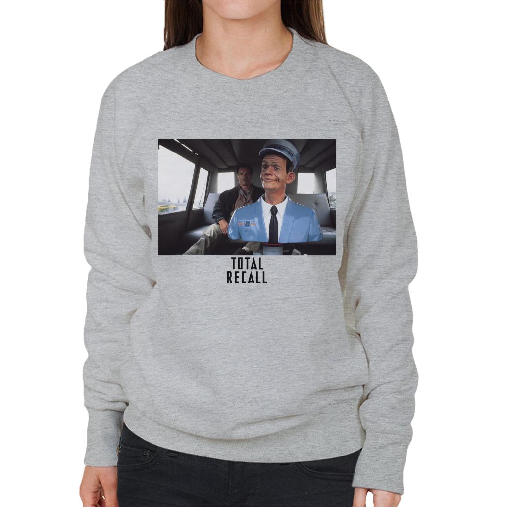 Total Recall Johnny Cab Women's Sweatshirt-ALL + EVERY