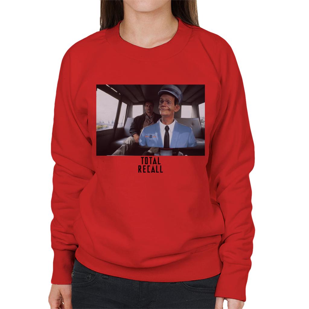 Total Recall Johnny Cab Women's Sweatshirt-ALL + EVERY