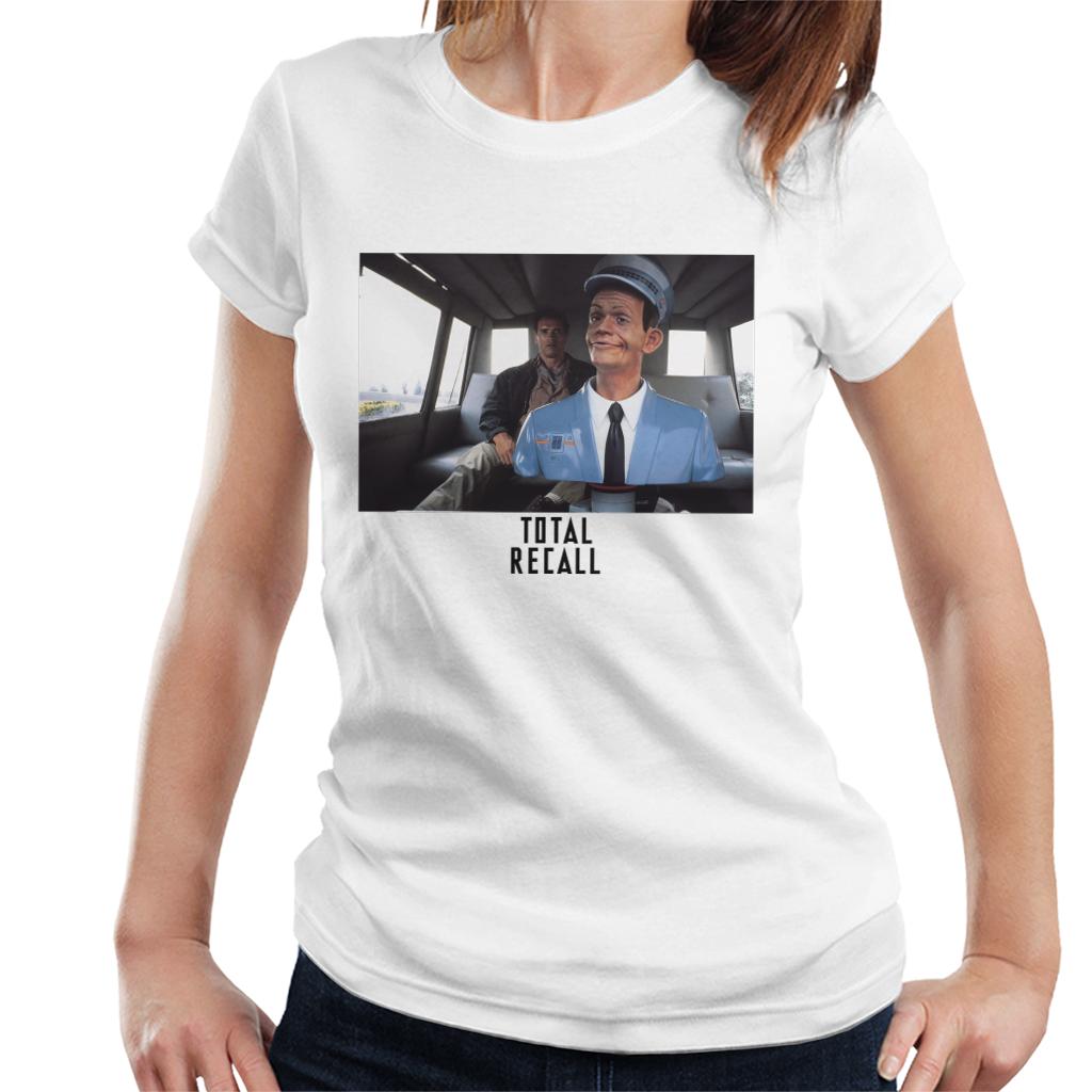 Total Recall Johnny Cab Women's T-Shirt-ALL + EVERY