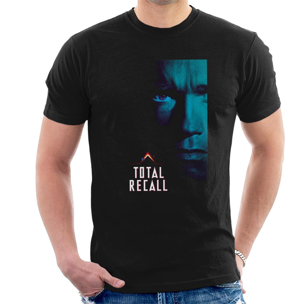 Total Recall Doug Quaid Space Poster Men's T-Shirt-ALL + EVERY