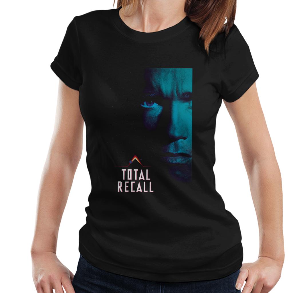 Total Recall Doug Quaid Space Poster Women's T-Shirt-ALL + EVERY