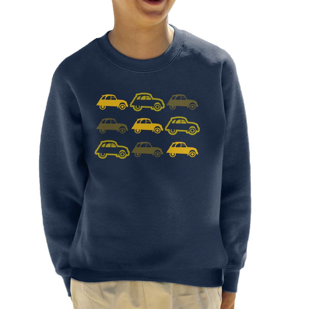 Citroën Vintage 2CV Pattern Kids Sweatshirt-ALL + EVERY