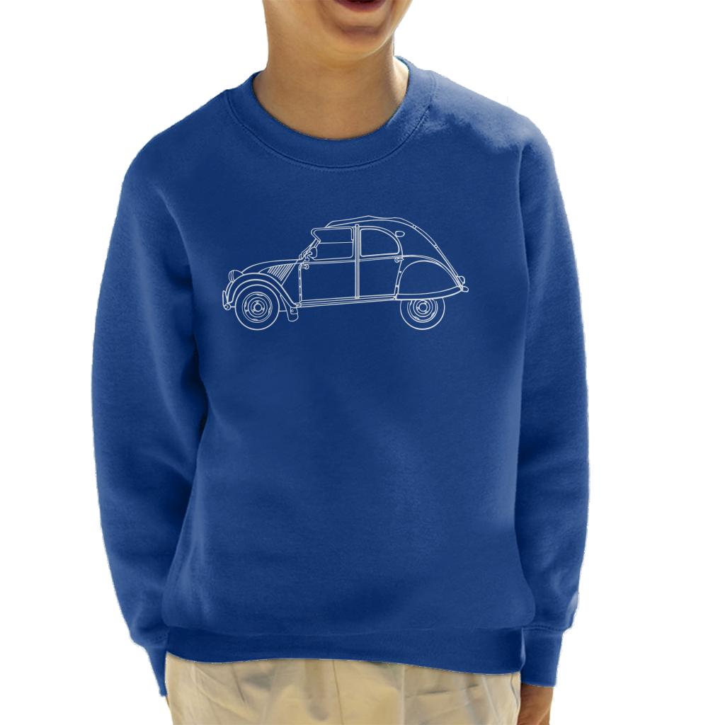 Citroën Vintage 2CV Art Kids Sweatshirt-ALL + EVERY