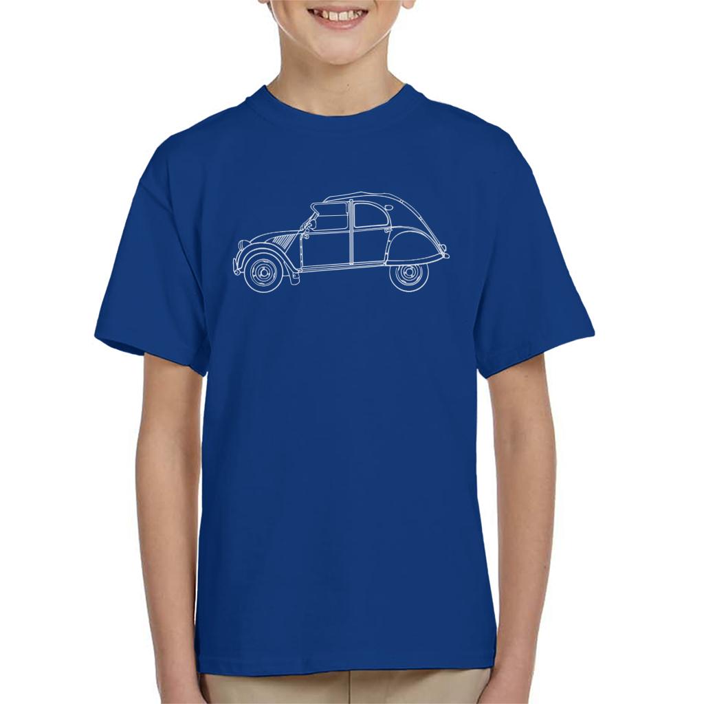 Citroën Vintage 2CV Art Kids T-Shirt-ALL + EVERY