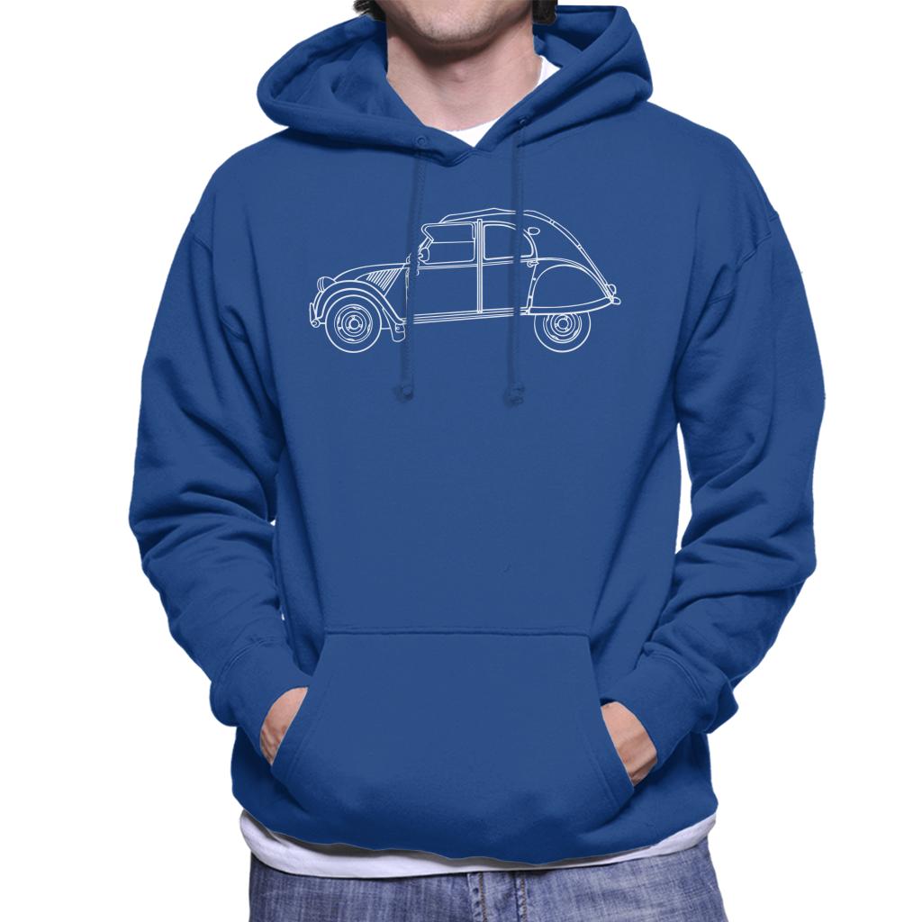 Citroën Vintage 2CV Art Men's Hooded Sweatshirt-ALL + EVERY