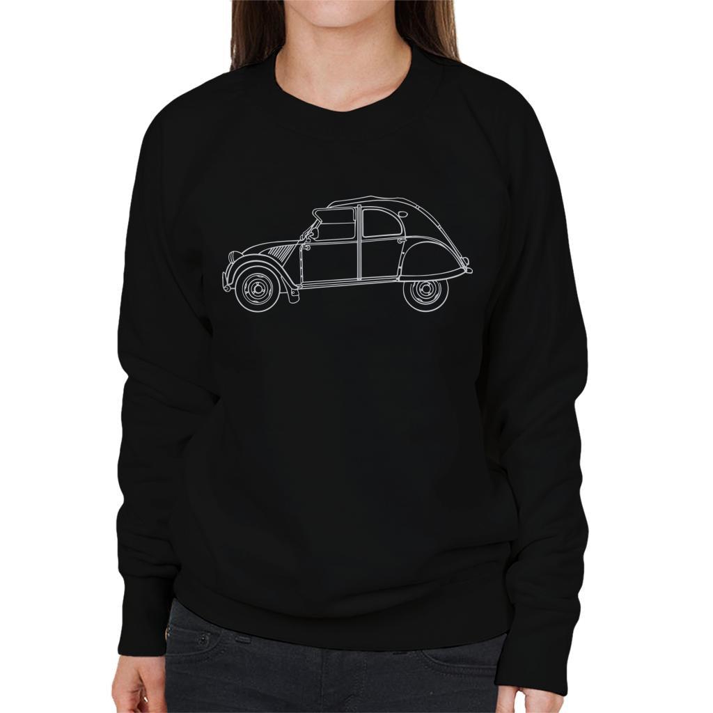 Citroën Vintage 2CV Art Women's Sweatshirt-ALL + EVERY