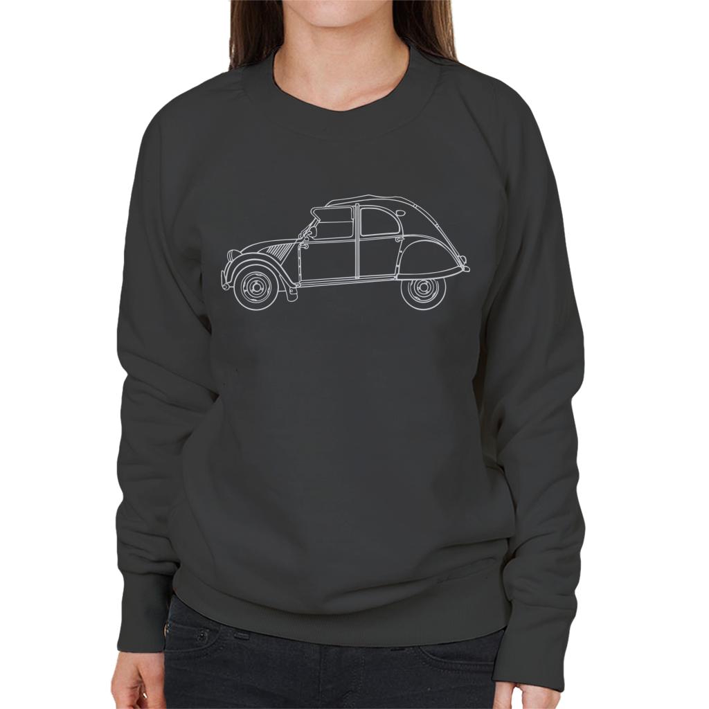 Citroën Vintage 2CV Art Women's Sweatshirt-ALL + EVERY