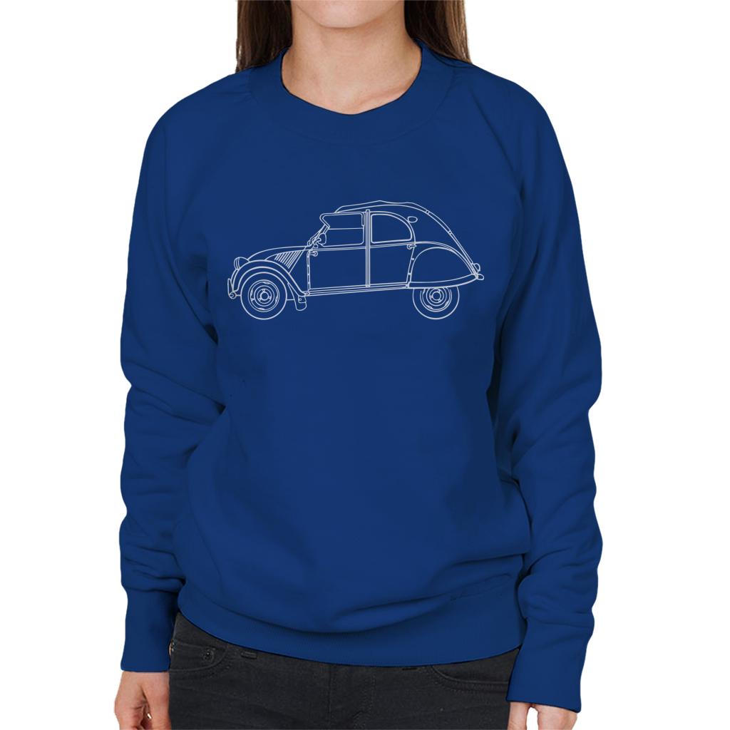 Citroën Vintage 2CV Art Women's Sweatshirt-ALL + EVERY