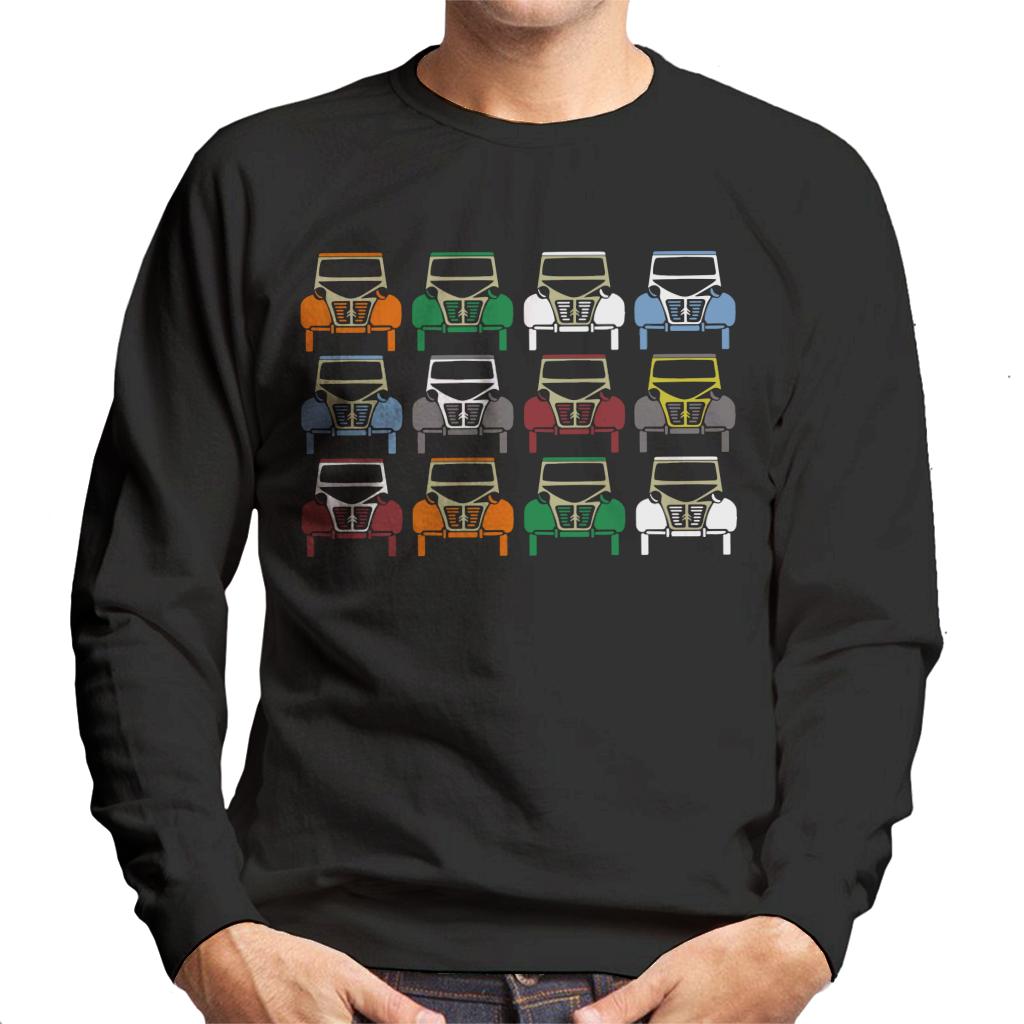 Citroën 2CV Vintage Colour Art Men's Sweatshirt-ALL + EVERY