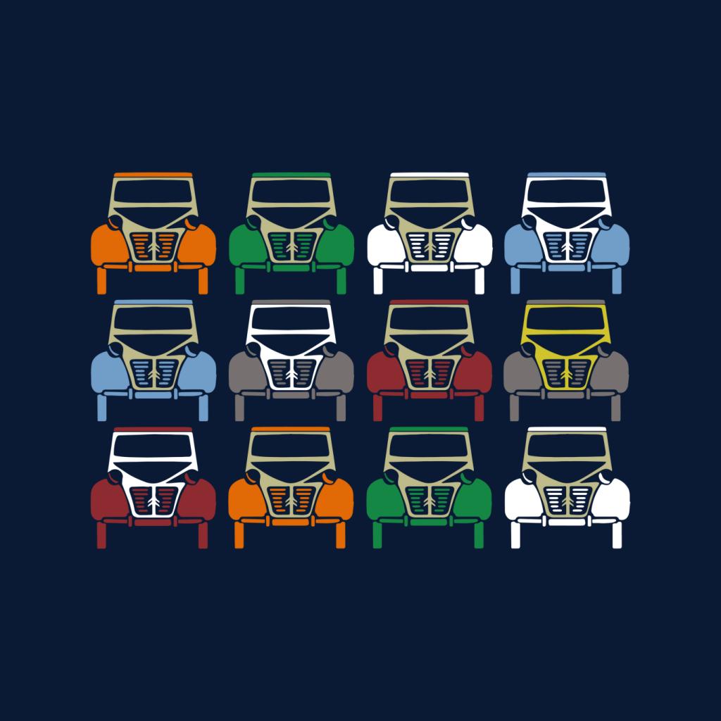 Citroën 2CV Vintage Colour Art Men's Sweatshirt-ALL + EVERY