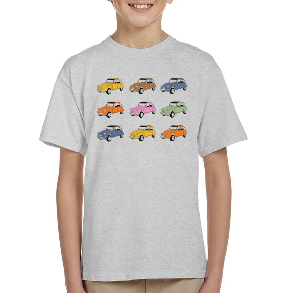 Citroën Vintage 2CV Colours Kids T-Shirt-ALL + EVERY