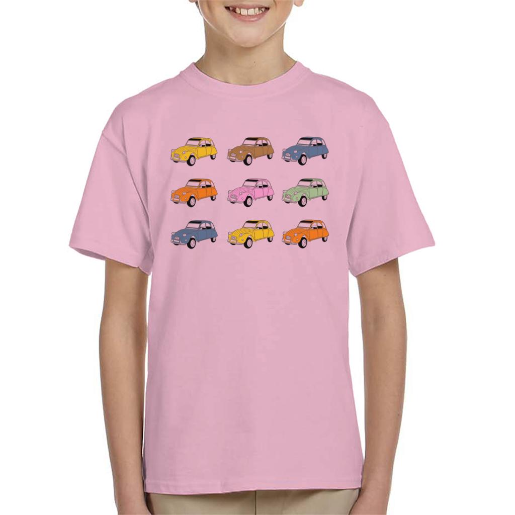 Citroën Vintage 2CV Colours Kids T-Shirt-ALL + EVERY