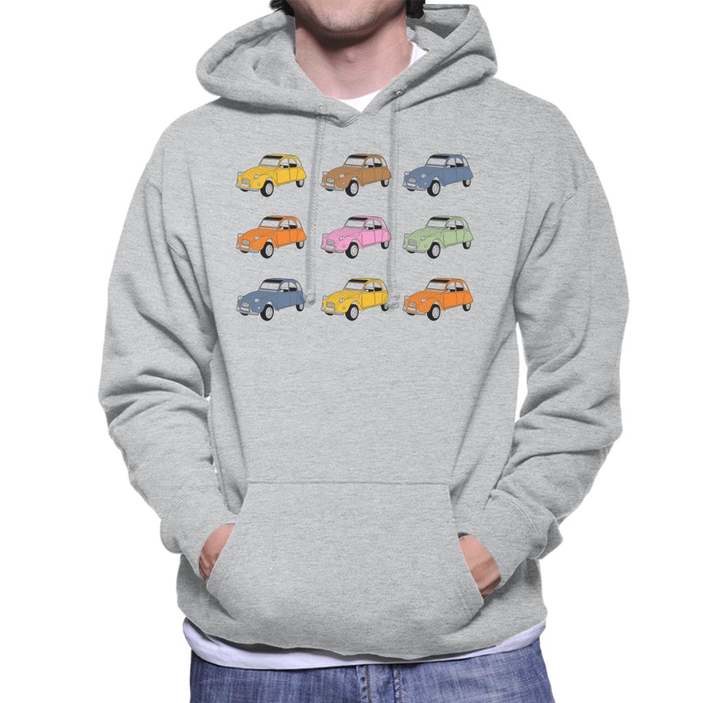 Citroën Vintage 2CV Colours Men's Hooded Sweatshirt-ALL + EVERY