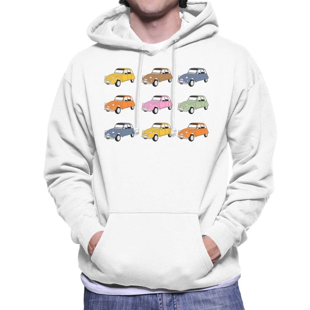 Citroën Vintage 2CV Colours Men's Hooded Sweatshirt-ALL + EVERY