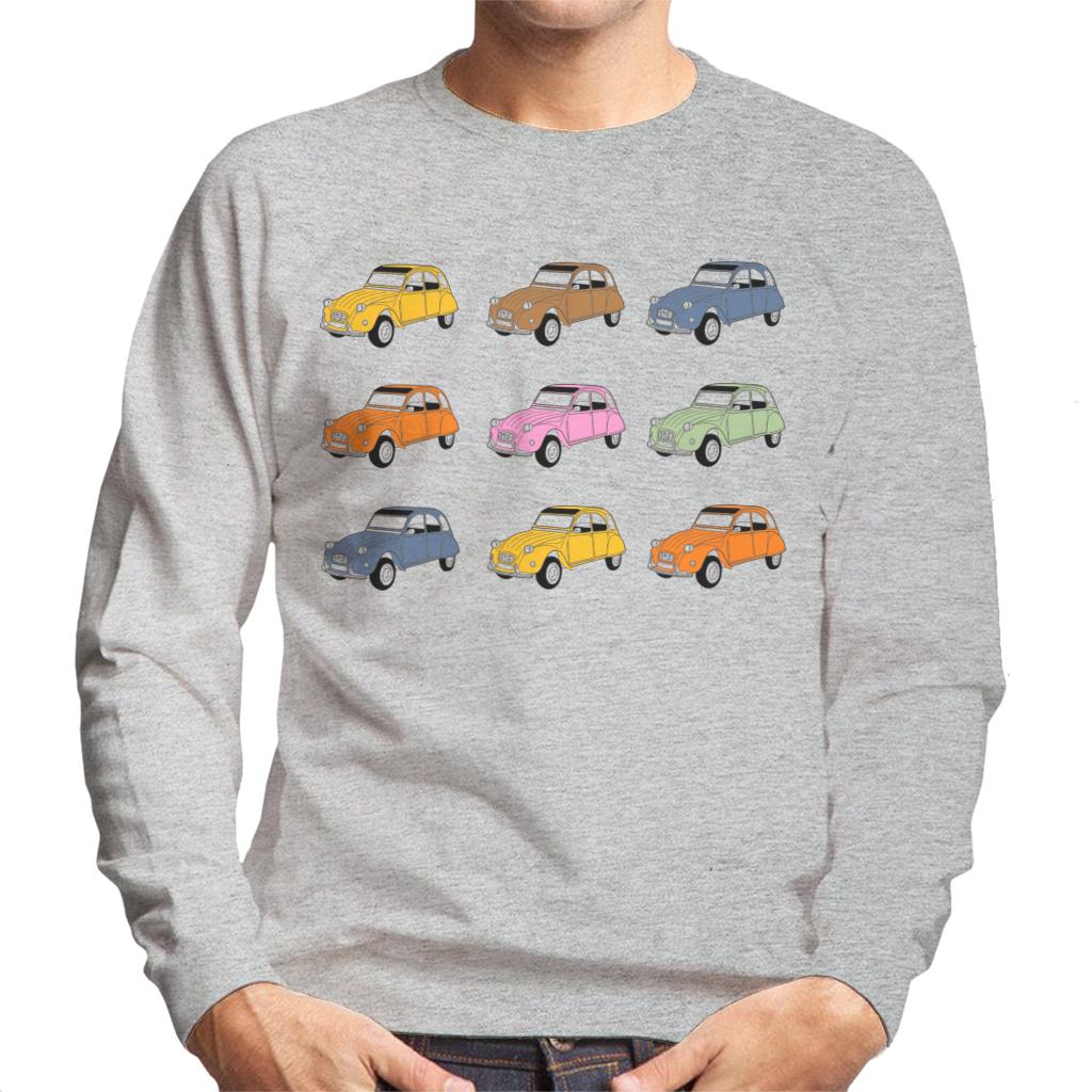 Citroën Vintage 2CV Colours Men's Sweatshirt-ALL + EVERY