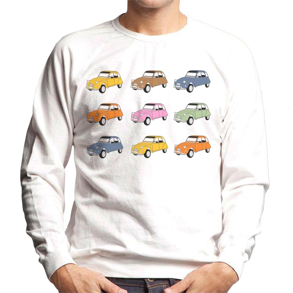 Citroën Vintage 2CV Colours Men's Sweatshirt-ALL + EVERY