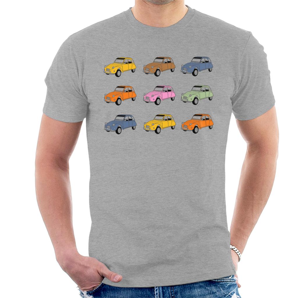 Citroën Vintage 2CV Colours Men's T-Shirt-ALL + EVERY