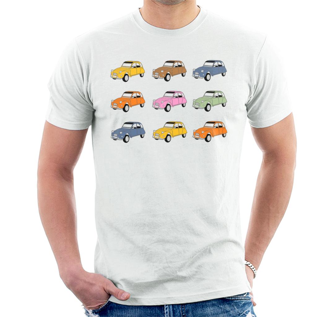 Citroën Vintage 2CV Colours Men's T-Shirt-ALL + EVERY