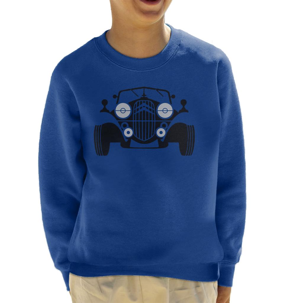 Citroën Vintage Traction Sketch Kids Sweatshirt-ALL + EVERY