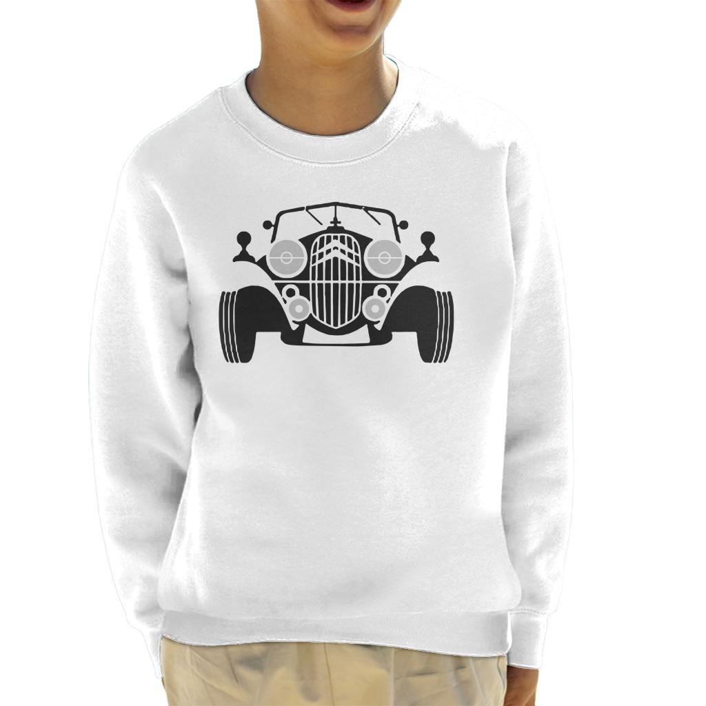 Citroën Vintage Traction Sketch Kids Sweatshirt-ALL + EVERY