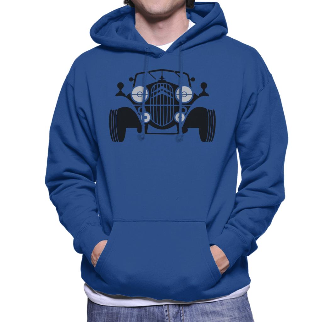 Citroën Vintage Traction Sketch Men's Hooded Sweatshirt-ALL + EVERY