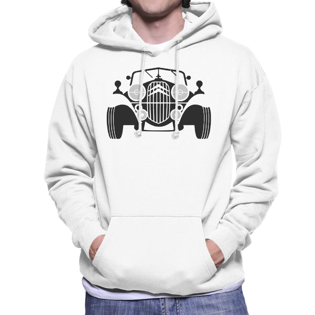 Citroën Vintage Traction Sketch Men's Hooded Sweatshirt-ALL + EVERY