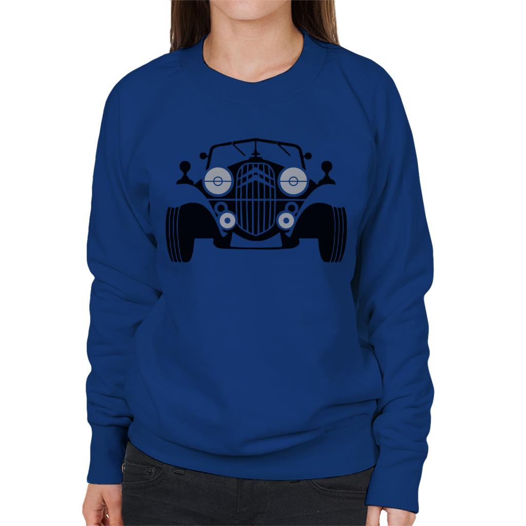 Citroën Vintage Traction Sketch Women's Sweatshirt-ALL + EVERY