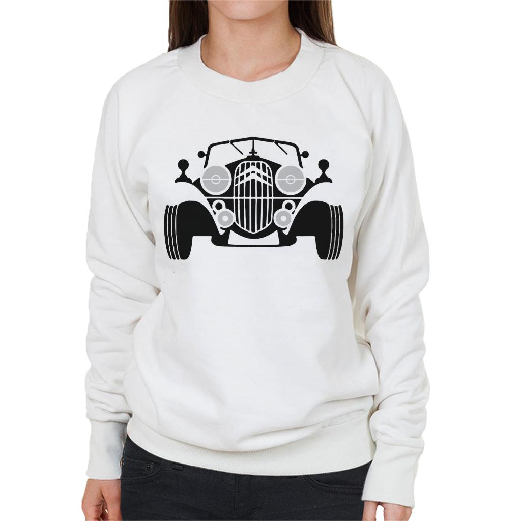 Citroën Vintage Traction Sketch Women's Sweatshirt-ALL + EVERY