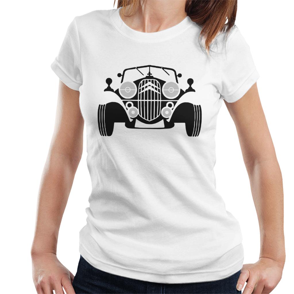 Citroën Vintage Traction Sketch Women's T-Shirt-ALL + EVERY