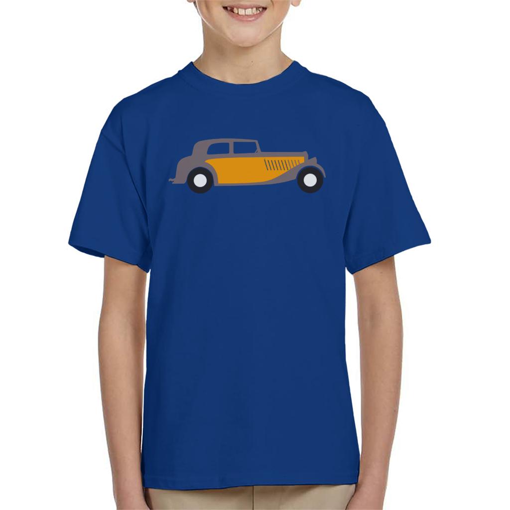 Citroën Traction Classic Car Sketch Kids T-Shirt-ALL + EVERY