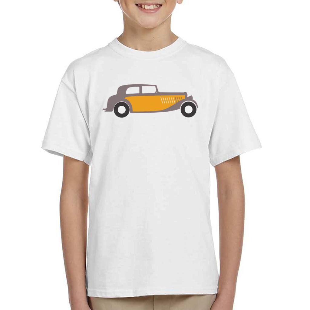 Citroën Traction Classic Car Sketch Kids T-Shirt-ALL + EVERY