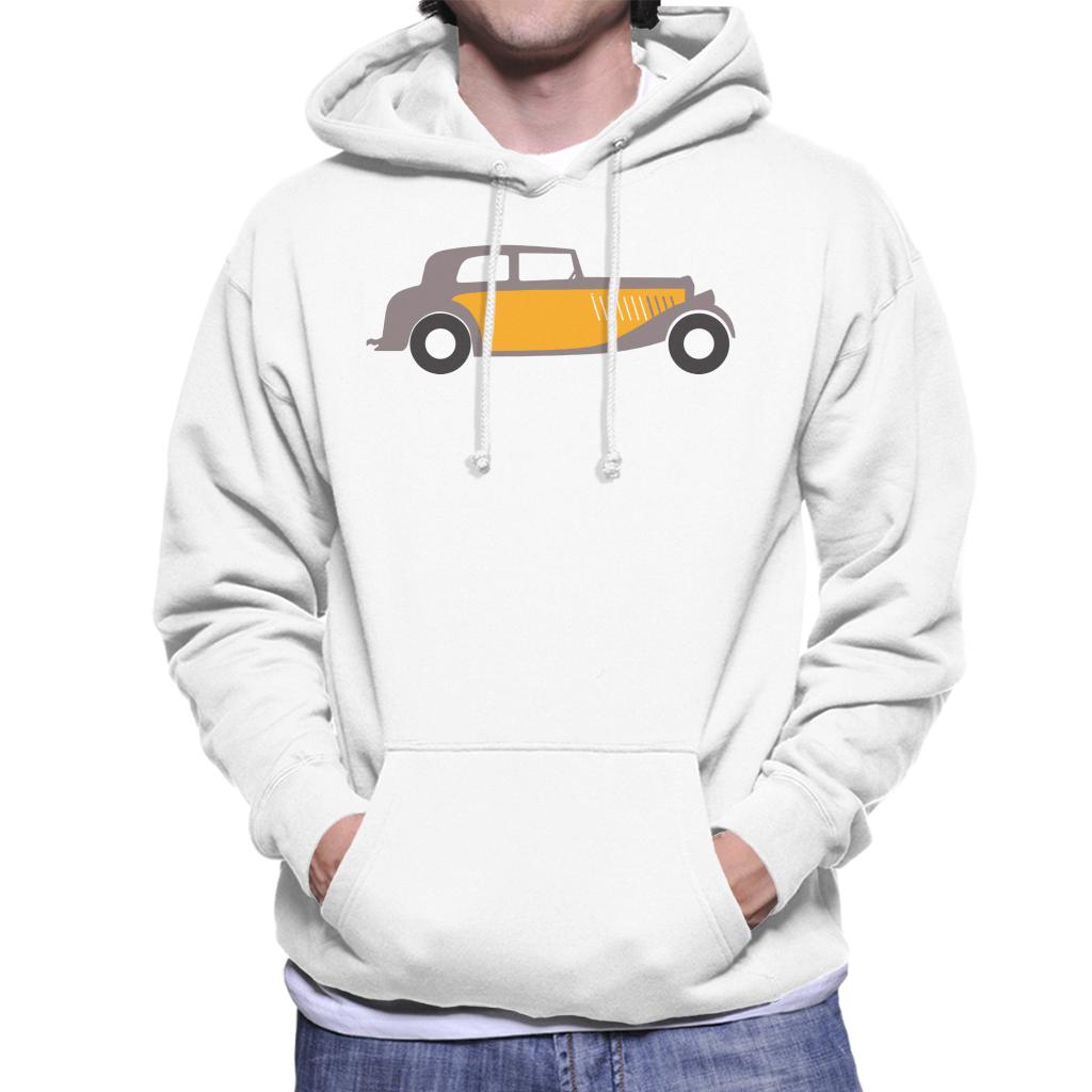 Citroën Traction Classic Car Sketch Men's Hooded Sweatshirt-ALL + EVERY