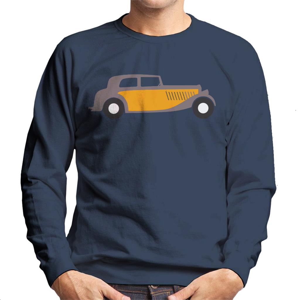 Citroën Traction Classic Car Sketch Men's Sweatshirt-ALL + EVERY