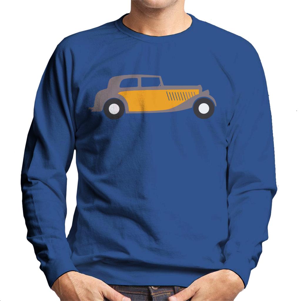 Citroën Traction Classic Car Sketch Men's Sweatshirt-ALL + EVERY