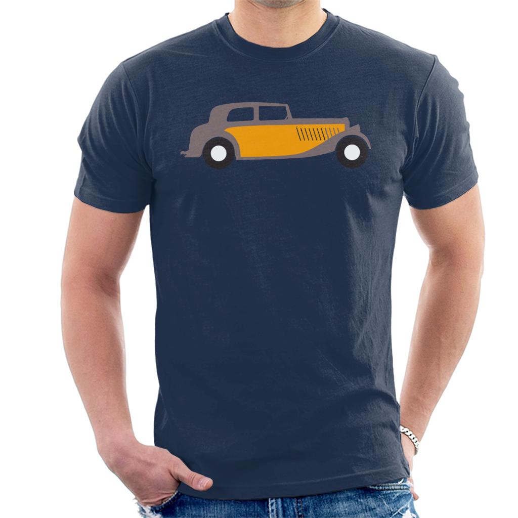 Citroën Traction Classic Car Sketch Men's T-Shirt-ALL + EVERY