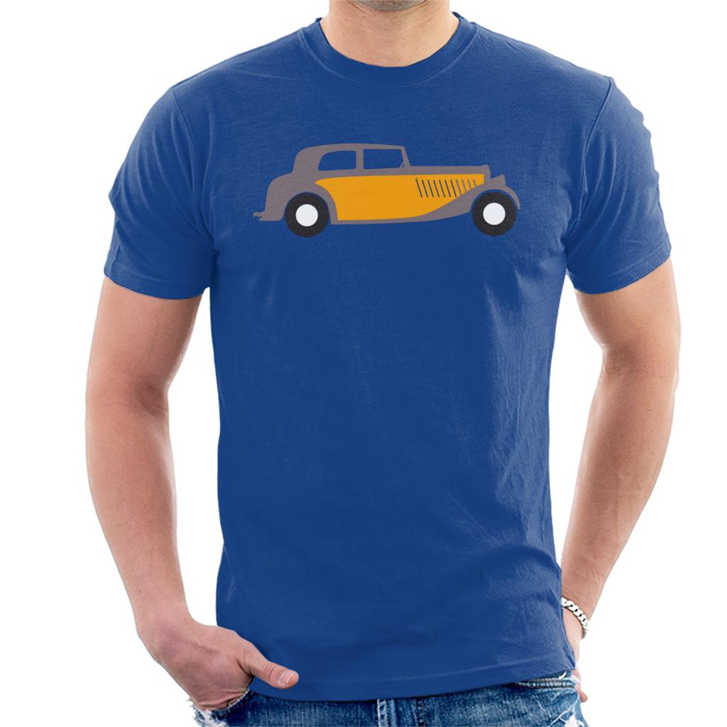 Citroën Traction Classic Car Sketch Men's T-Shirt-ALL + EVERY