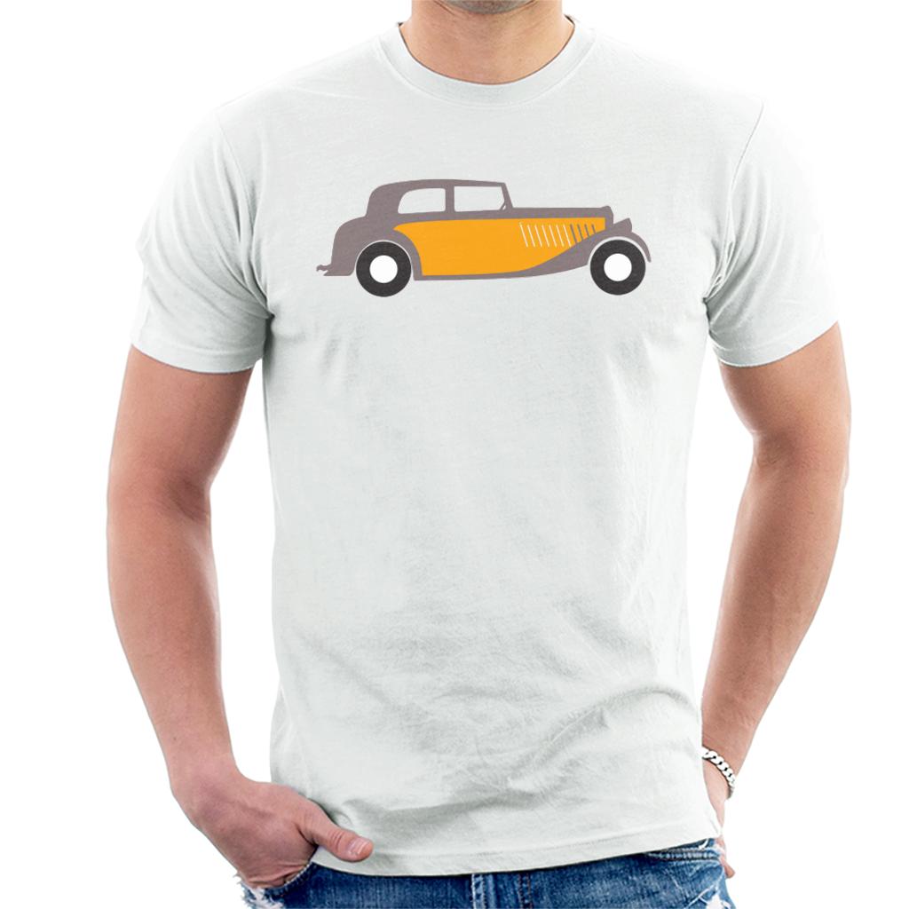 Citroën Traction Classic Car Sketch Men's T-Shirt-ALL + EVERY