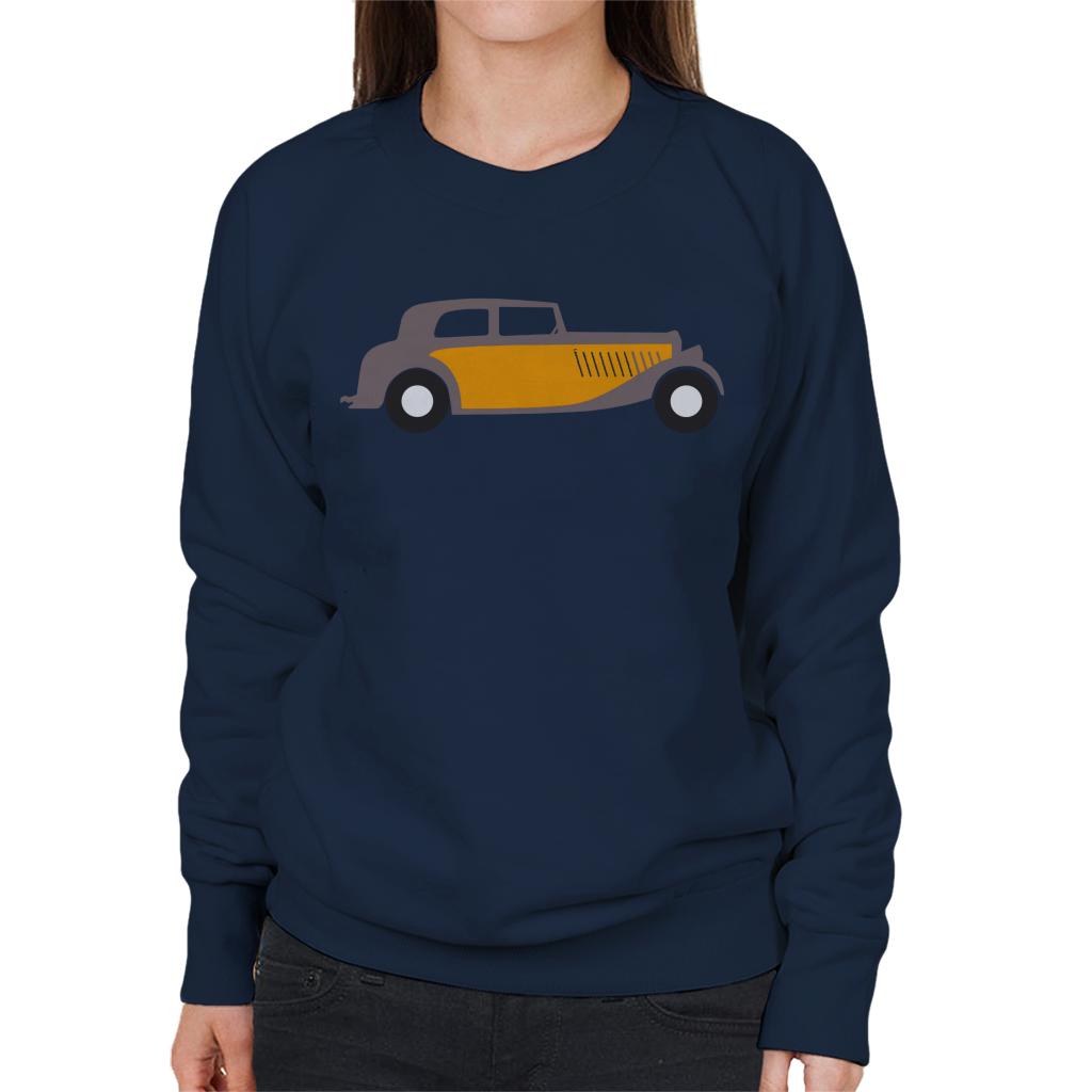 Citroën Traction Classic Car Sketch Women's Sweatshirt-ALL + EVERY