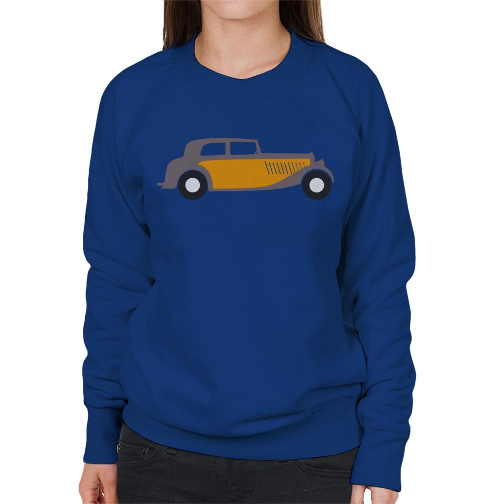 Citroën Traction Classic Car Sketch Women's Sweatshirt-ALL + EVERY