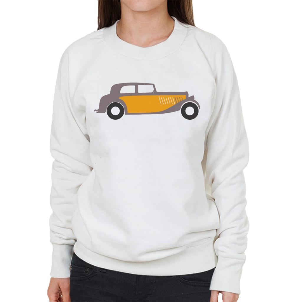 Citroën Traction Classic Car Sketch Women's Sweatshirt-ALL + EVERY